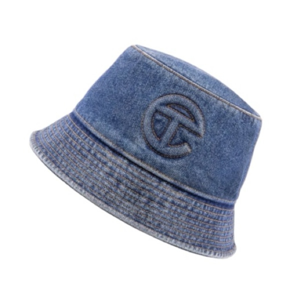 Telfar Denim Bucket Hat Blue S/M